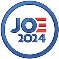 Joe Biden 2024 Embroidery service (Wear Your Logo is not associated with any political group.) Price starting at 9.99